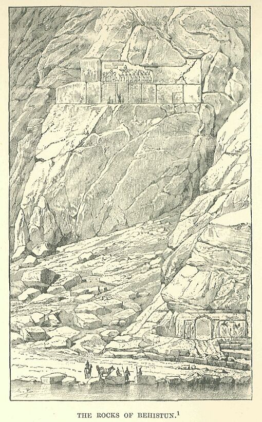 175.jpg the Rocks of Behistun 
