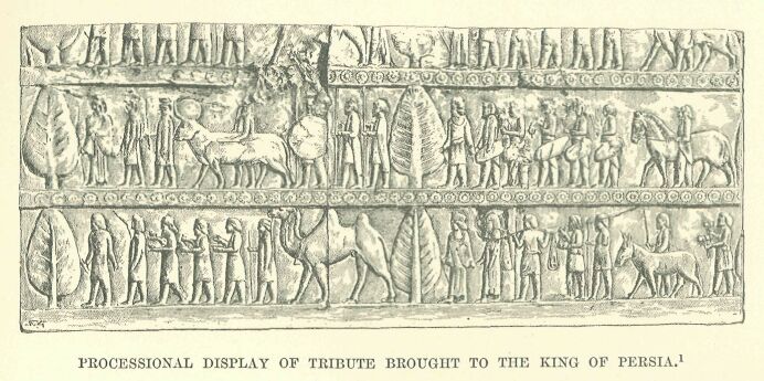 273.jpg Processional Display of Tribute Brought to The
King of Persia 
